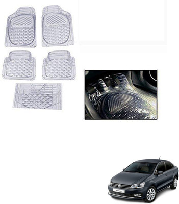 SEMAPHORE PVC Standard Mat For  Volkswagen Vento(Clear, White)