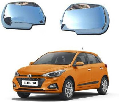 HOTRENZ MC0056396125 CAR CHROME MIRROR COVER (2015) Plastic Car Mirror Cover(Hyundai Elite i20)