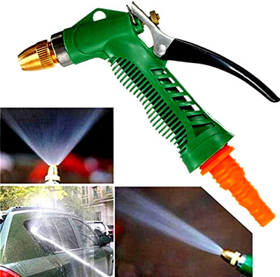 Fulkiza Plastic Trigger and Brass Nozzle Water Spray Gun for Car/Bike/Plants 5 L Hose-end Sprayer(Pack of 1)
