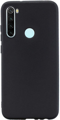Big Wings Back Cover for XIAOMI Mi REDMI NOTE 8(Black, Silicon, Pack of: 1)