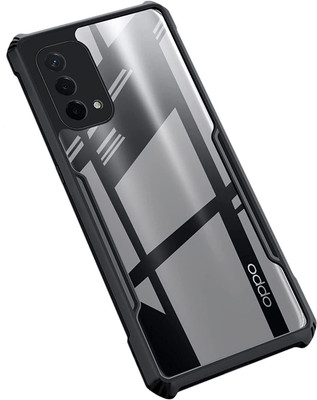 aadhvik Back Cover for Oppo A74 5G(Black, Pack of: 1)