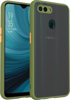 Coverage Back Cover for Oppo CPH1909 / A5s(Green, Grip Case, Pack of: 1)