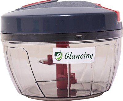 Glancing Mini Handy (450 ml) And Compact Chopper With 3 Blades For Effortlessly Chopping Vegetables And Fruits For Your Kitchen G2X Vegetable & Fruit Chopper(1 Chopper)