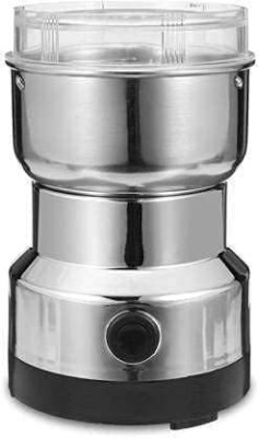 StayWay Stainless Steel Household Electric Coffee Bean Powder Grinder Maker 5 Cups Coffee Maker(Silver)