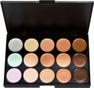 MYEONG 15 color Concealer and contour palette Concealer(MULTICOLORED, 20 g)