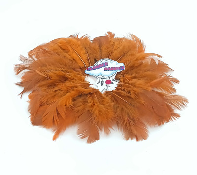 CLOUDED HOBBIES Pack of 100 Decorative Feathers(6 Synthetic Material)