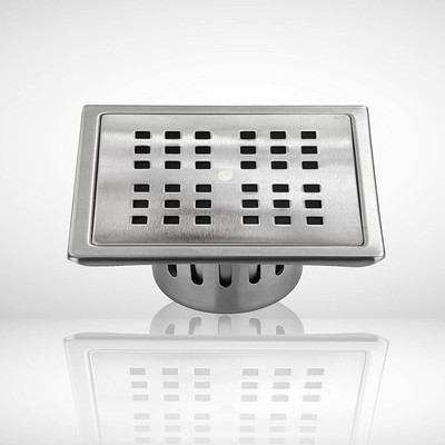SHAPURE Floor Stainless Steel Pop-Up Strainer(7.5 cm Set of 1)