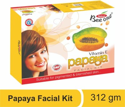 BEE ONE Papaya Facial Kit 312 Gms(312 g)