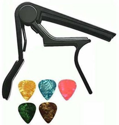 Music World Clutch Guitar Capo(Black)