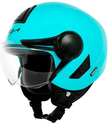 VEGA VERVE HI-QUALITY MINT OPEN FACE HELMET 580 MM SIZE (M) Motorbike Helmet(MINT)