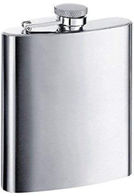 UK Enterprise Slim Compact & Stylish Alcohol Drinks Wine Whiskey Vodka Or Liquor Holder Pocket Bottle Stainless Steel Hip Flask(210 ml)