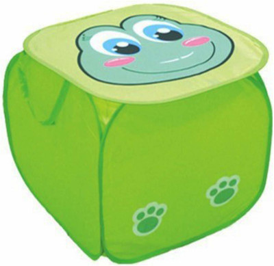 IRIS 10 L Green Laundry Basket(Polyester)