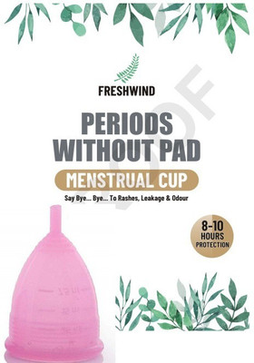 FRESHWIND Medium Reusable Menstrual Cup(Pack of 1)