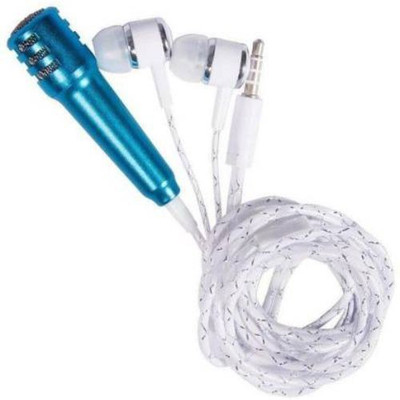 GUGGU JFC_672S_ Karaoke Singing Microphone Metal Sing Mic for Phone, for Computer, for PC Audio Cable with Stereo Earphone Compatible with all smart & IOS devices Microphone
