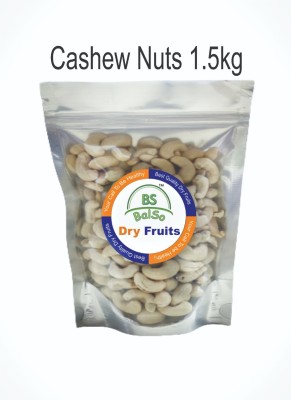 BalSo BS-Premium Quality Whole Cashew Nuts -Whole Kaju-1.5kg Cashews(1500 g)