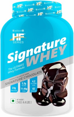 HF Series Signature Whey Premium Lean Muscle Fast acting Protein with multivitamins Whey Protein(2 kg, SIGNATURE CHOCOLATE)