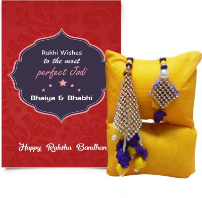 Chandrika Pearls Lumba, Rakhi, Greeting Card  Set(Lumba, Greeting card, Rakhi)