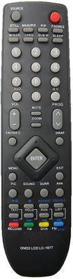 Akshita TV Compatible for OND2 1677 LED LCD Universal TV Remote Control ( Chake Image With Old Remote ) ONIDA Remote Controller(Black)