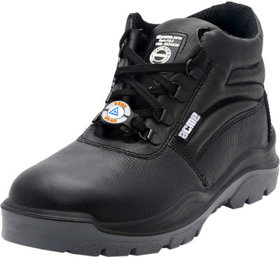 Acme Steel Toe Leather Safety Shoe(Black, S1, Size 6)