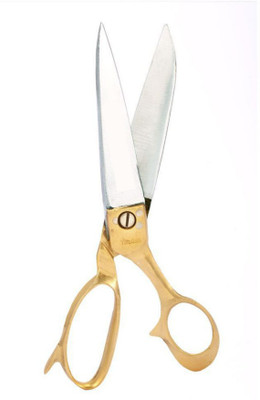 Panchal 10 inch Master Tailoring Scissor With Golden Brass Handle Scissors(Set of 1, Golden)
