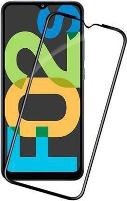 kentop Edge To Edge Tempered Glass for SAMSUNG GALAXY F02s(Pack of 1)