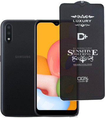 Mersal Edge To Edge Tempered Glass for Samsung Galaxy A01s, (Premium Edge To Edge Full Glue Branded Glass)(Pack of 1)