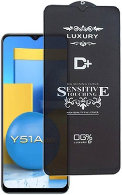 A-Allin1 Edge To Edge Tempered Glass for Vivo Y51A, (Premium Luxury D+ Sensitive Touching Edge to Edge Tempered Glass With Camera Open Cut)(Pack of 1)