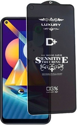 A-Allin1 Edge To Edge Tempered Glass for Samsung Galaxy M11, (Premium Luxury D+ Sensitive Touching Edge to Edge Tempered Glass With Camera Open Cut)(Pack of 1)