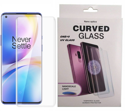 RUNEECH Edge To Edge Tempered Glass for 1+9, ONEPLUS 9(Pack of 1)