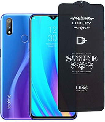 A-Allin1 Edge To Edge Tempered Glass for Realme 3 pro, (Premium Luxury D+ Sensitive Touching Edge to Edge Tempered Glass With Camera Open Cut)(Pack of 1)