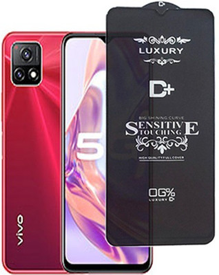 A-Allin1 Edge To Edge Tempered Glass for Vivo Y31s, (Premium Luxury D+ Sensitive Touching Edge to Edge Tempered Glass With Camera Open Cut)(Pack of 1)