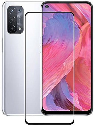 Bai and kaka Edge To Edge Tempered Glass for Oppo A74 5G(Pack of 1)