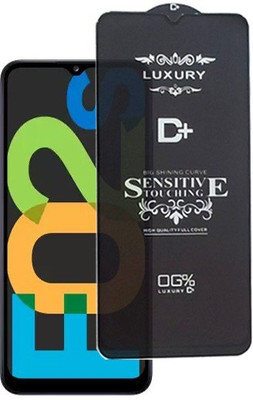 A-Allin1 Edge To Edge Tempered Glass for Samsung Galaxy F02s, (Premium Luxury D+ Sensitive Touching Edge to Edge Tempered Glass With Camera Open Cut)(Pack of 1)