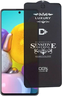A-Allin1 Edge To Edge Tempered Glass for Samsung Galaxy A71, (Premium Luxury D+ Sensitive Touching Edge to Edge Tempered Glass With Camera Open Cut)(Pack of 1)