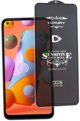A-Allin1 Edge To Edge Tempered Glass for Samsung Galaxy A21s, (Premium Luxury D+ Sensitive Touching Edge to Edge Tempered Glass With Camera Open Cut)(Pack of 1)
