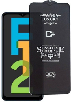 Mersal Edge To Edge Tempered Glass for Samsung Galaxy F12, (Premium Luxury D+ Sensitive Touching Edge to Edge Tempered Glass With Camera Open Cut)(Pack of 1)