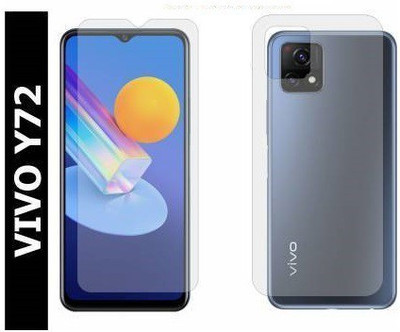 RUNEECH Front and Back Screen Guard for VIVO Y72(Pack of 2)