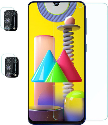 ZORAM Impossible Screen Guard for Flexible, 9H Impossible Tempered Glass Screen Guard With Back Camera Glass Guard for Samsung Galaxy M31 Prime (Combo)(Pack of 1)