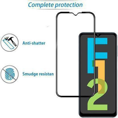 kentop Edge To Edge Tempered Glass for SAMSUNG GALAXY F12(Pack of 1)