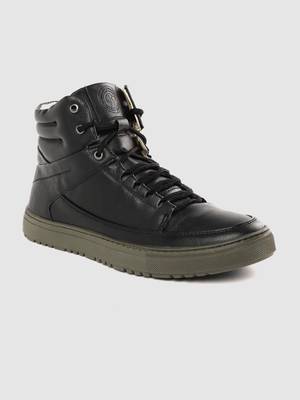 Roadster men top black sneakers