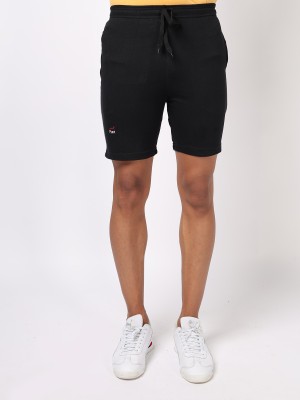 sando Solid Men Grey Bermuda Shorts