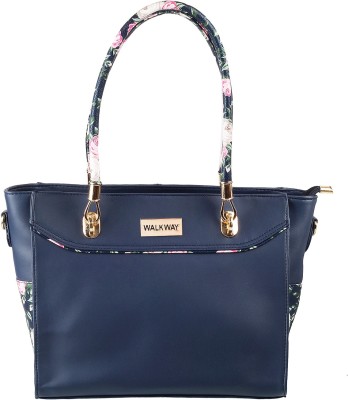 Walkway Blue Shoulder Bag 66-7218-Blue/Navy