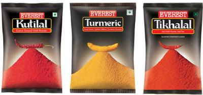 EVEREST Tikhalal + Turmeric + Kutilal 100 gm Pack 3(3 x 100 g)