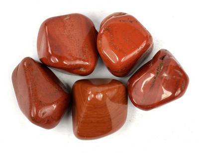 CRYSTU Natural Red Jasper Superior Tumble Stone. Charged By Reiki Grandmaster & Vastu Expert Polished Asymmetrical Crystal Stone(Maroon 100 g)