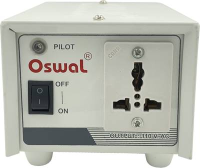 OSWAL Oswal NEXTPACE 220 to 110v 250Watts Voltage Converter/Step Down Transformer for America/Canada Products to be Used in India|6 Months Warranty 1  Socket Extension Boards  (Beige)