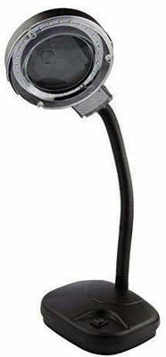 A&S TOOLSHOP with Magnifying Glass Reading Study Lamp(24 cm, Black)