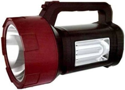 HASRU Rocklight 3 in 1 Jumbo Led Laser 50 Watts Rechargeable Torch+Tube Emergency Light+Blinker Signal Feature Torch Emergency Light (Multicolor) 8 hrs Torch Emergency Light(Multicolor)