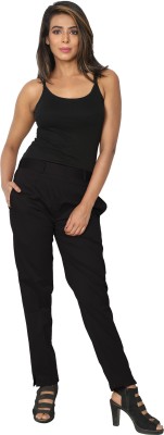 neeti collection Regular Fit Women Black Trousers