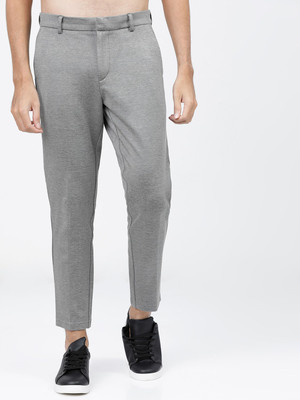 HIGHLANDER Slim Fit Men Grey Trousers