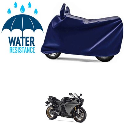 RONISH Waterproof Two Wheeler Cover for Yamaha(YZF-R1, Blue)